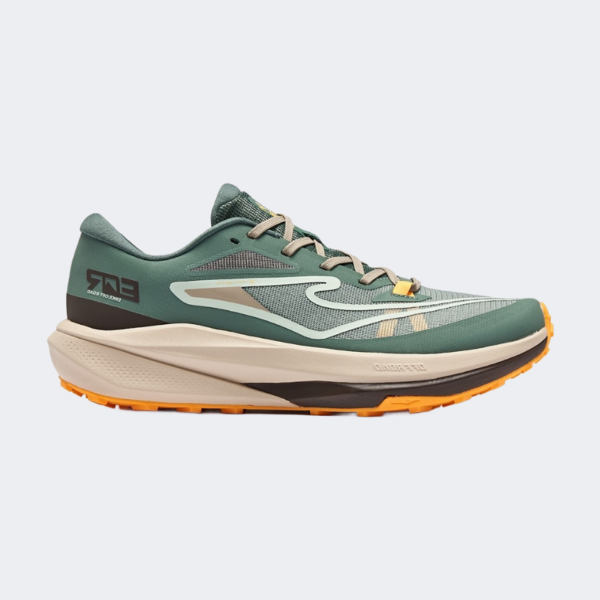 Erke Cross Country Men Running Shoes Pine Green/Med Brown