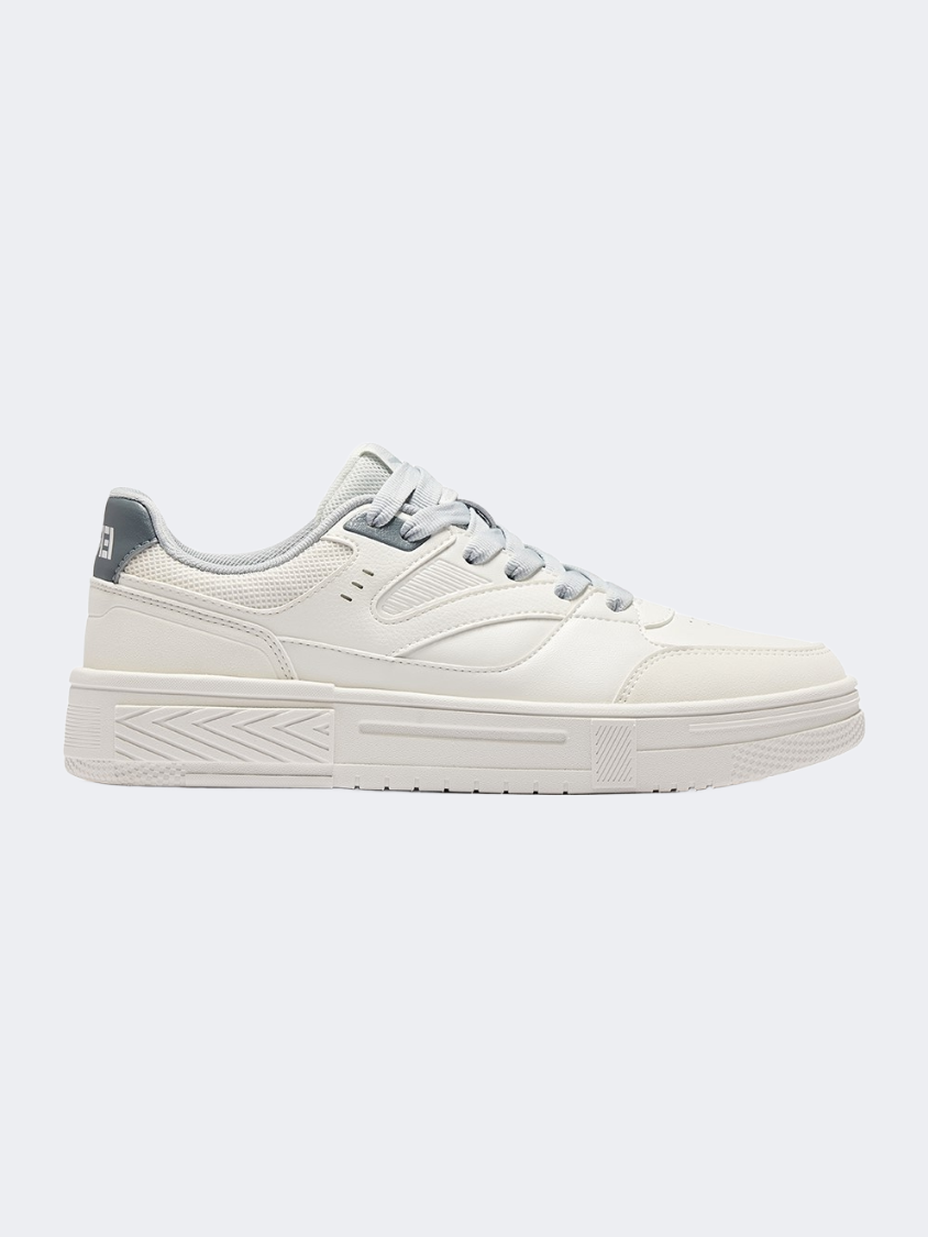 Erke Skateboard Men Lifestyle Sneakers Light White/Seagreen